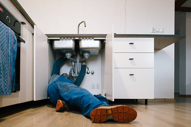 Professional Pipe Repair technician working in Markleville, IN